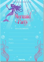 Mermaid Party Invitations With Envelopes (15 Count) - Kids Birthday Party Gir... on sale Mermaid Party Invitations With Envelopes (15 Count) - Kids Birthday Party Gir... on sale