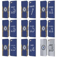 CHELSEA FOOTBALL CLUB 2021/22 PLAYERS HOME KIT LEATHER BOOK FLIP CASE iPOD TOUCH