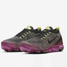 nike vapormax flyknit 3 black and pink