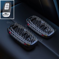 Funda Carcasa Llavero Control Remoto Fibra Carbono Para Audi A3 A4 A5 A6 A7 Q5 Q7 TT