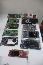 LOT 11x Graphic card  ATI, ASUS,GIGABYTE, EVGA, and..... FOR PART  AS IS 