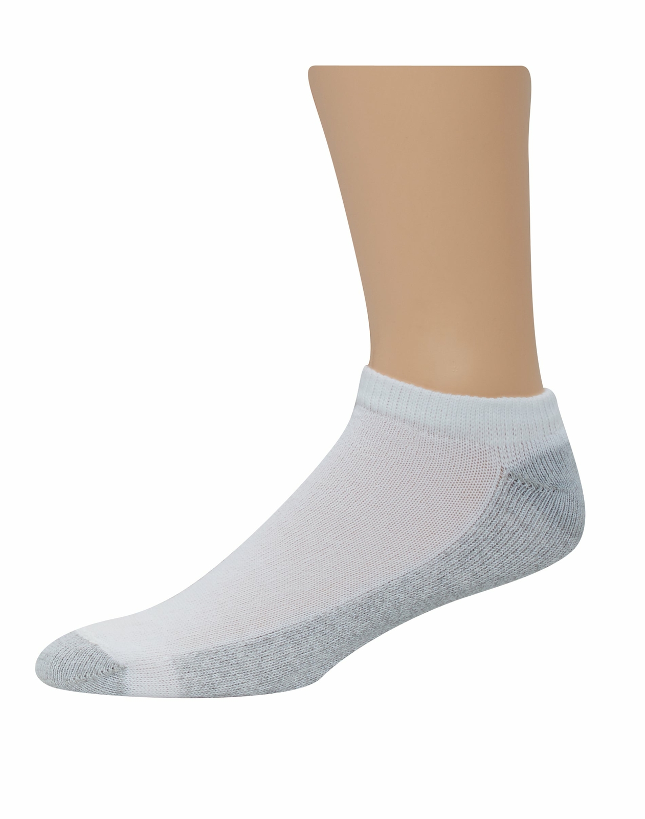 Men's NoShow Socks 12Pack Shoe size 612 Hanes Cotton Cushioned Soft