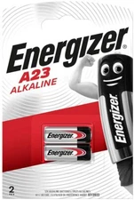 2 x Energizer Alkaline A23 batteries 12V E23A GP23A MN21 V23GA Alarm Pack of 2