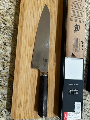 New In Box Shun Fuji 10 Inch Japanese Chef Knife Damascus SG2 Steel 