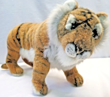 Russ Berrie Yomiko Large 22" Plush Tiger Life-Like Wire Stiffened Jungle Cat