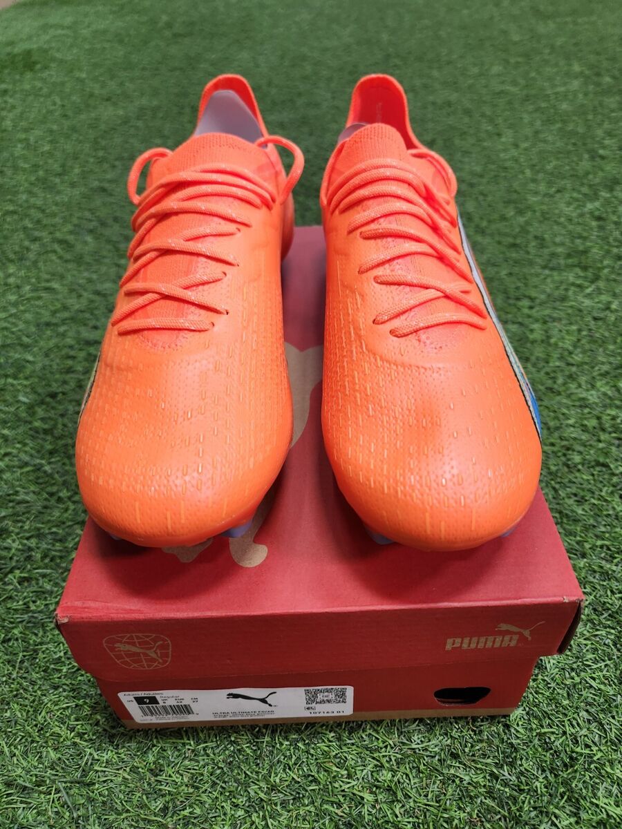 Puma Ultra Ultimate Fg Men's Soccer Shoes Ultra Orange-White