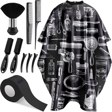 Capa Capas De Barbero Peluquero Corta Pelo Cabello Barbería Salon Belleza Barber