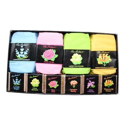 Vtg Ben Rickert Bath Soap Collection 6 Cubes & 4 Cakes Floral Scents Sealed NIP