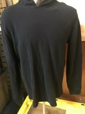 Men's Pullover Hooded Sweatshirt Blue or Black choice of sizes NEW