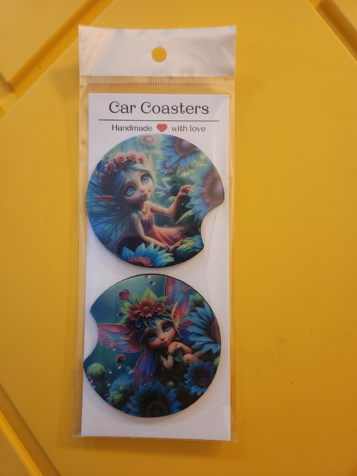 Neoprene car coasters