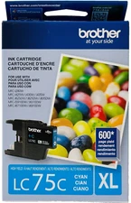 New Genuine Brother LC75XL Cyan Ink Cartridge MFC-J280W MFC-J425W