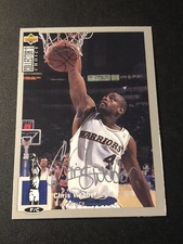 1994-95 Upper Deck Collector's Choice Silver Foil Signature Chris Webber #4 HOF