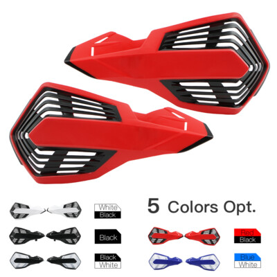 Pair Motorcycle Racing Hand Guards Universal for 7/8'' Handlebar Dirt Bike ATV MX