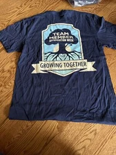 Whole Foods Market ￼Team Member Appreciation 2023 T-shirt - SMALL-Navy Blue NEW