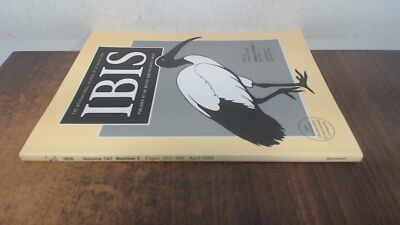 			British ornithologists union IBIS Vol 147, number 2 April 2005, V		