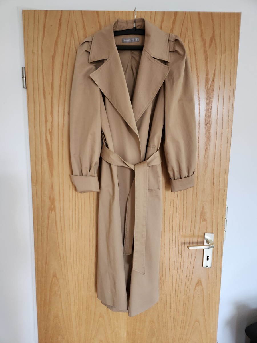 Jacken Kangol Mantel Damen Beige Hallhuber Donna Mantel Trenchcoat
