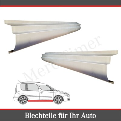 Skoda Roomster 2006-2015 Reparaturblech Seiten Schweller Paar Rechts Links