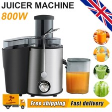 Juicer Machine Whole Fruit Vegetable Juice Extractor 800W Stainless Steel 500ML