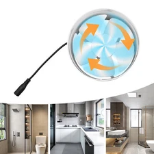 12V Inline Duct Booster Fan Ventilation Exhaust Air Blower Air Cooling Vent Fan