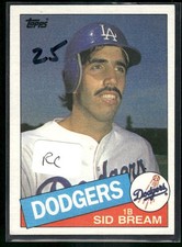 1985 Topps #253 Sid Bream