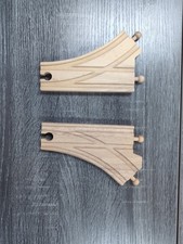 Brio wooden Railway Curved Switching Tracks Male Female