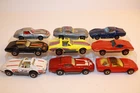 Nine (9) Vintage 1970's - 1980's Hot Wheels / Matchbox / Yatming Corvette Cars