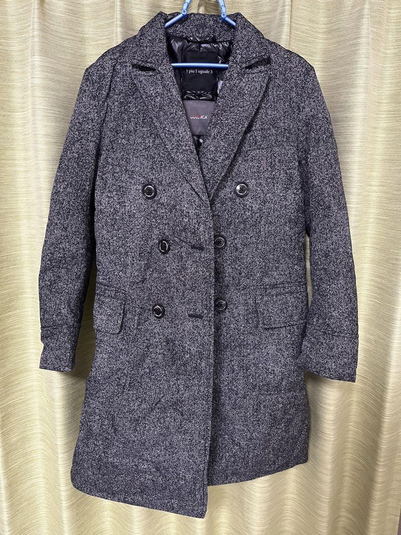 1 Piu Uguale 3 Duvetica Chester Court Duvet Coat Gray Double 