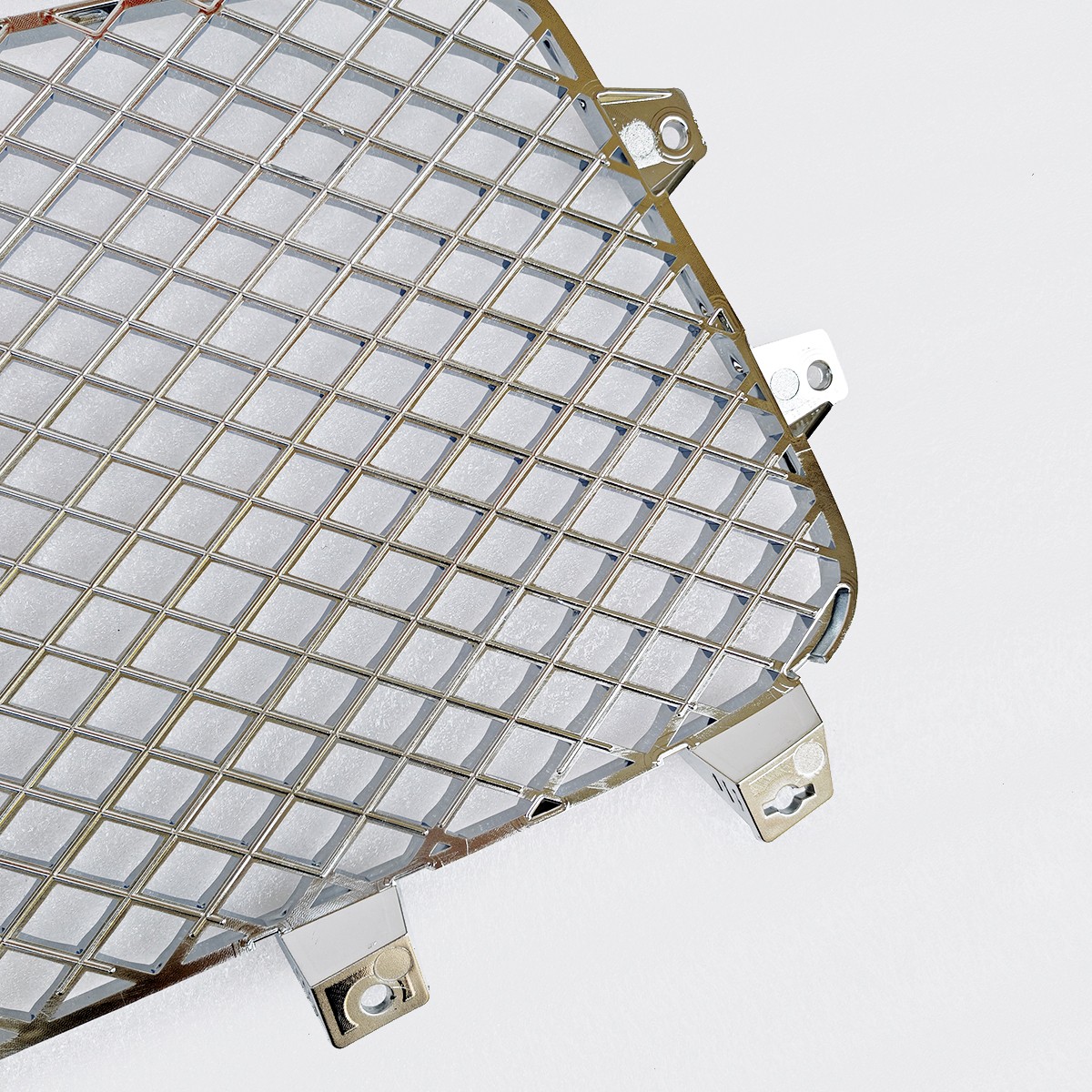 Chrome Main Radiator Grille Plated Insert Grill For Bentley Continental Gtc Gt
