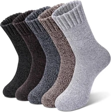 YSense Wool Socks for Women, Winter Boot Socks Stocking Stuffers Gifts for Women
