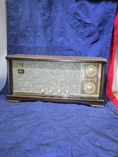 Vintage Arvin 35R48 AM FM Tube Radio Walnut Wood Case 1964 Mid Century Tabletop