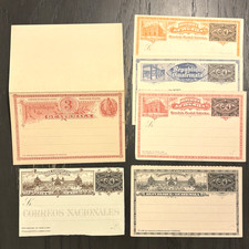 Guatemala Stamp Early Stationary 1890s Postal Card Postcard Lot 3,5,12 Parrot