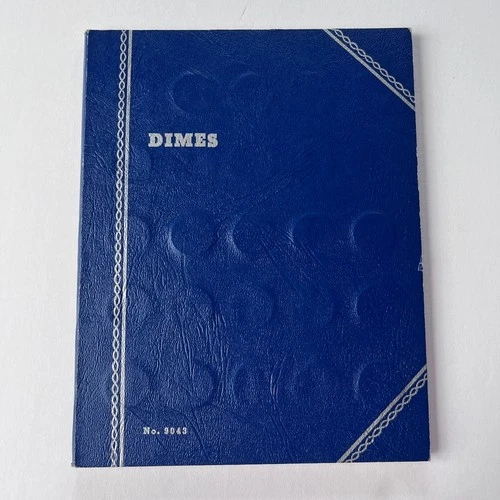 1968-2004 P&D ROOSEVELT DIMES COMPLETE 74 COIN SET w/ALBUM