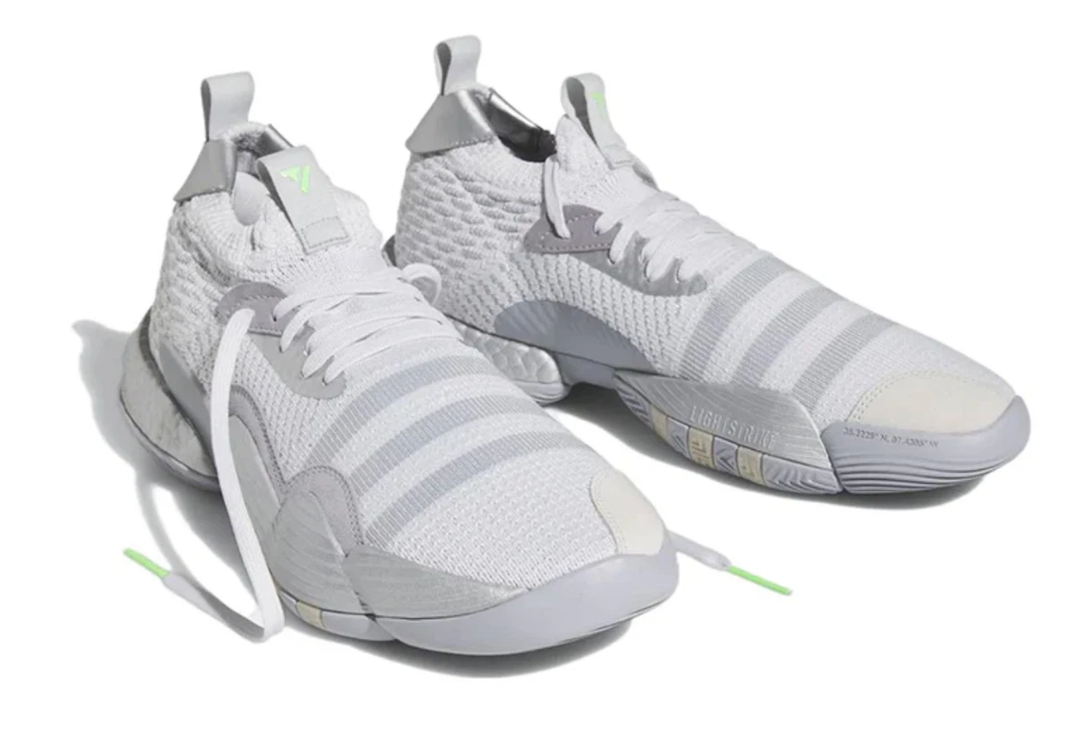 Men’s Adidas Trae Young 2  Dash Grey-Halo Silver-Matte SilveShoes Size 13 w/ Box adidas Trae Young 2 Dash Grey | eBay main image 4