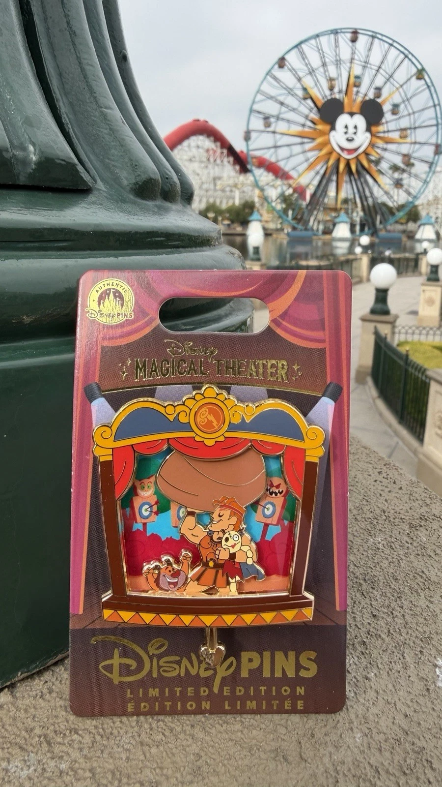 Disney Parks 2026 Magical Theater Hercules LE Pin