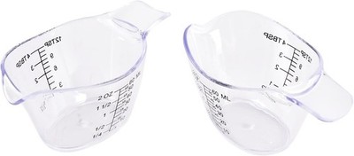 2 Pa Small Measuring Cups, 2oz/60ml Mini Measuring Cup with