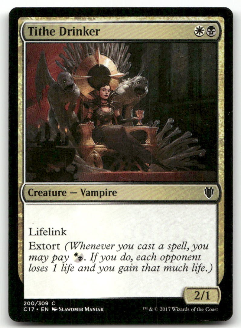 Tithe Drinker #200 (LP) Commander 2017 C17 Magic MTG
