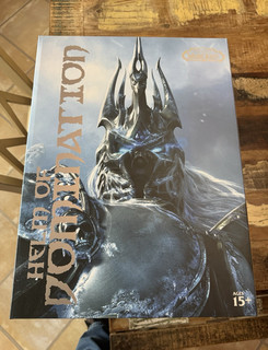 Blizzard Helm of Domination Collectible Replica Display Stand WoW Wrath Lich Ki…