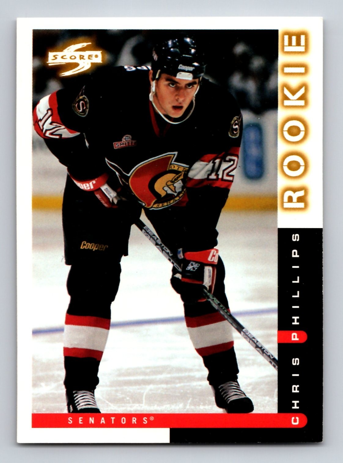 1997-98 Score #71 CHRIS PHILLIPS Ottawa Senators Rookie
