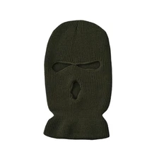 Winter Motorcycle Windproof Full Face Knit Hats Ski Mask Men Warm Wool Balaclava