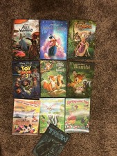 Disney 3D Lenticular Movie Club Card Lot of 10: Toy Story Tangled Alice Bambi