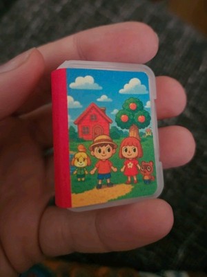 Mini Nintendo Switch Game Case Hülle AC Neu Für SD Karte Und Spiel Individuell