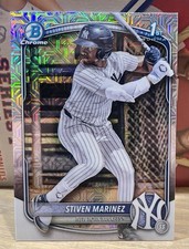 2025 Bowman Chrome Stiven Marinez #BCP-189 Mega Box Mojo Refractor 