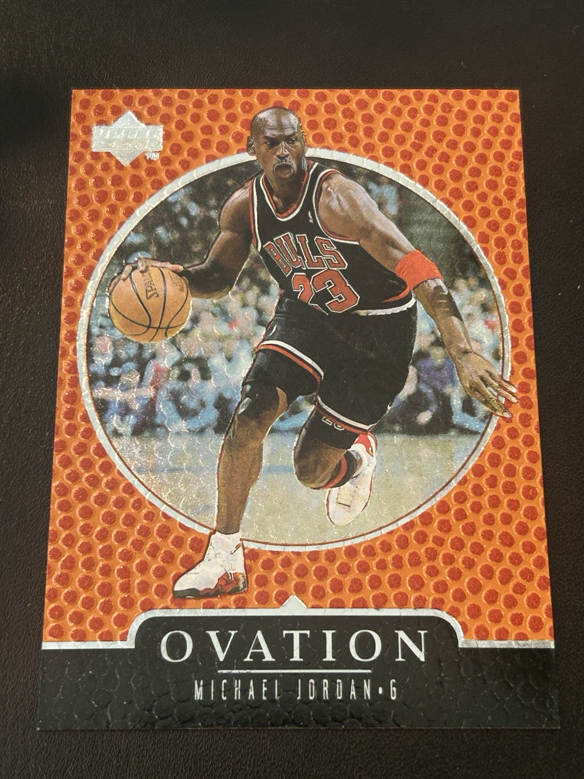 Michael Jordan Hologram Ovation Card #7 RARE MINT CARD Upper Deck 1998 Bulls