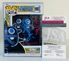Funko Pop One Piece #1893 KING Makoto Tamura signed Japanese (JVA) w JSA Witness