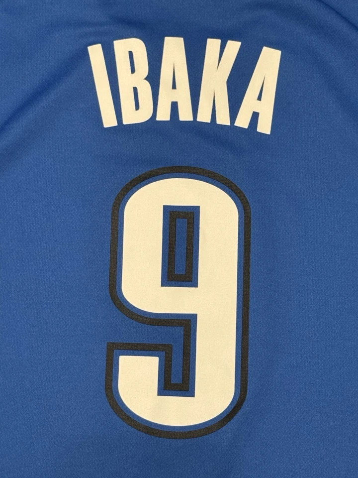 Camiseta Adidas Serge Ibaka Grande Oklahoma City Thunder OKC SGA Chet Durant Foto 4 de 4