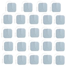 2x2" TENS Unit Replacement Pads - 24 Pack of Strong Self-Adhesive Electrodes