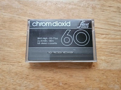 SILVER SOUND C-60  CROMDIOXID Audio Kassette RAR