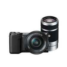 Kit fotocamera mirrorless Sony NEX-5R con 2 obiettivi, 1 anno di garanzia, usato