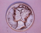 1927-S  MERCURY DIME***  126-6
