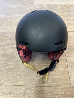 Anon Kids Snowboard Helmet L-XL Rime Black Flannel 52-55cm
